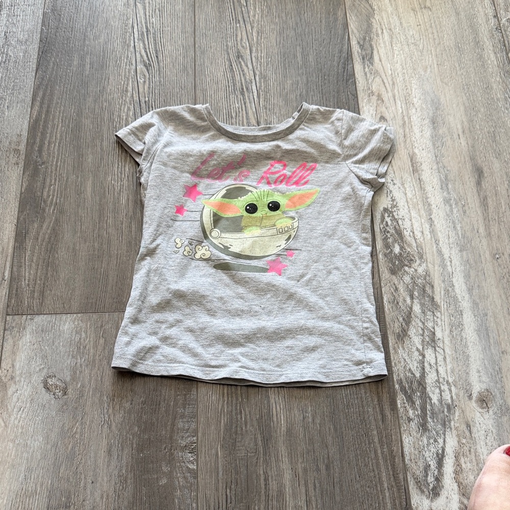 Star Wars Kids Shirt with Baby Yoda Print